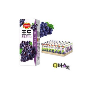 롯데 델몬트 드링크 포도 190ml 32팩 1박스