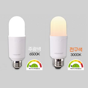 LED P벌브 1등급 6W 10W 12W 주광 전구 E26 램프 전구 매장용 상가용, P벌브 6W 주광색(하얀빛), 1개