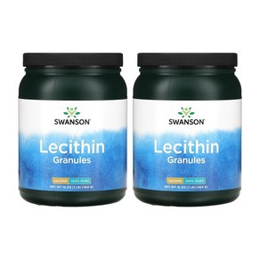 스완슨 레시틴 파우더 가루 분말 454g 2병 Swanson Lecithin, 2개