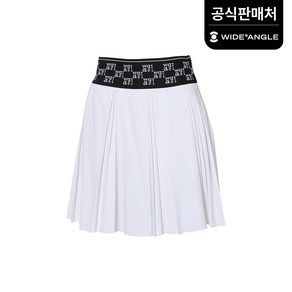 [와이드앵글 공식] [골프] 여성 WG 체커보드 밴드 플리츠 스커트 L WWM23Q71W2