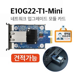 Synology E10G22-T1-Mini SK 네트워크 수입정품 / 나스 무료/유료 세팅 설치