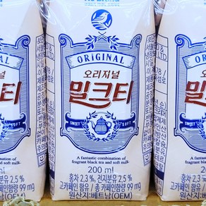 노브랜드 오리지널 밀크티 (200ml x 4팩) x 4세트 대용량