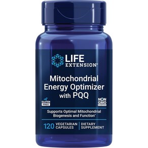 Life Extension 라이프 익스텐션 미토콘드리아서포트 PQQ 120캡슐, 1개, 120정