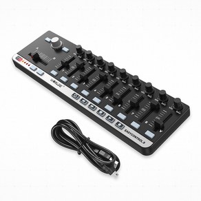 고급 현악기Worlde easycontrol. 9 MIDI 컨트롤러 휴대용 미니 USB 슬림 라인 키보드 악기 전자 오르간