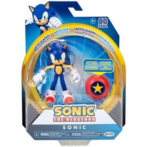 Sonic The Hedgehog 10.2cm4인치 관절형 액션 피규어 컬렉션 스타 스프링이 있는 소닉 177338