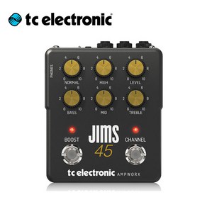 TC Electronic 이펙터 Ampworx JIMS 45 마샬JTM45 복각 프리앰프(캐비넷 시뮬레이터 장착)