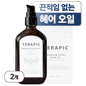 테라픽 프리미엄 토탈 헤어오일, 100ml, 2개