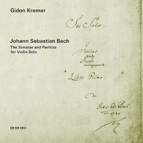 [CD] Gidon Keme 바흐: 무반주 바이올린 소나타와 파르티타 - 기돈 크레머 (Bach: Sonatas and Patitas fo Solo ...