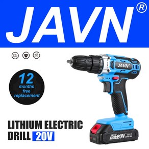 임펙드릴 임팩드라이버 충전드릴 전동 앙카 해머 비트 프레스 JAVN 20V 25 플, 2.821NOBATTERY  EU, 1개