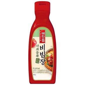 해찬들 사과듬뿍 비빔장, 470g, 6개