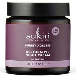 수킨 퓨어리 에이지리스 레스토러티브 나이트 크림 Sukin Puely Ageless Restoative Night Ceam 120ml, 1개