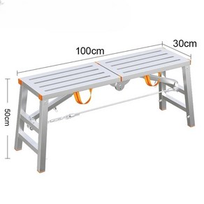 도배사다리 접이식 작업대 작업발판 도배우마 산업용 우마, 100x30x50, 1개