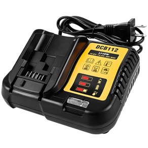 우스틴스 디월트 DCB112 14.4V 18V 20V 리튬이온배터리 호환충전기, 1개, 1개