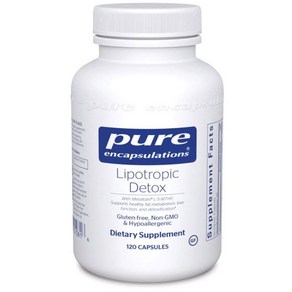 퓨어 인캡슐레이션 리포트로픽 디톡스 120캡슐 / Pue Encapsulations Lipotopic Detox 120 Capsules, 1개, 120정