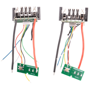 18V 20V DCB201용 2개 리튬 이온 배터리 PCB 충전 보호 회로 기판, 블랙 & 그린