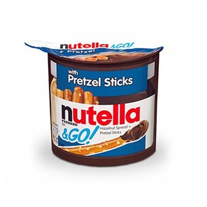 Nutella 누텔라 ＆go 스낵팩 헤이즐넛 프레첼 스틱 54g 12개입, 12개