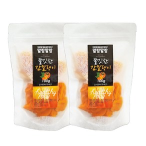 말랑말랑 씨없는 청도 감말랭이 100g (2봉)