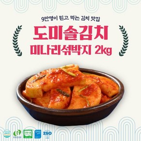 도미솔 [도미솔김치] 미나리 섞박지 2kg