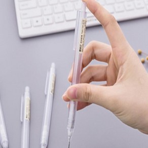 심플 투명 샤프 학생 공부 필기구 기본형 0.5mm, 0.5mm 샤프