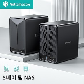 110TB 용량 데이터 스토리지 5 Bay NAS Entepise 스토리지 서버 프라이빗 클라우드 스토리지(DM500), 5BAY-NAS DM500