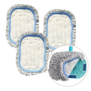 블랑블랑 플라원 청소기 밀대 리필 3p 혼합형 밀대용 패드 걸레 청소포, 1개