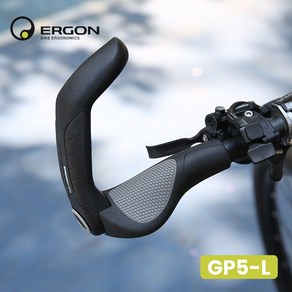 ERGON MTB 그립 GP1 GP3 GP5 인체 공학 고무 충격 방지 미끄럼 방지 잠금 자전거 핸들 산악 자전거 그립 사이클링 핸들, 1)GP1-L, 1개