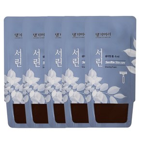 댕기머리 일회용 여행용 휴대용 서린 쉐이빙폼 4ml 쉐이빙 폼