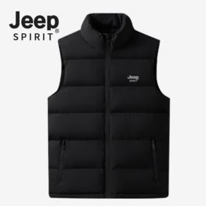 JEEP SPIRIT 지프 숏 패딩 조끼 겨울 남자 여성 점퍼 자켓 방한용품