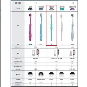 유한 덴탈케어 프로페셔널 2열 일반모 (치과전용), 5개, 1개입