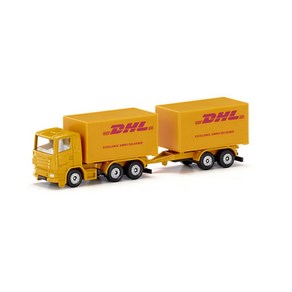 시쿠 DHL 트럭 앤 트레일러 중장비 SK1694, 혼합색상, 1개