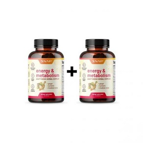 Snap s Enegy Metabolism Booste Weight Loss 60 캡슐 2pk, 1-Pack, 2개, 60정