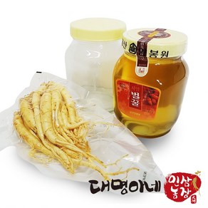 금산수삼 꿀인삼 세트(꿀1.2kg+수삼250g), 1개