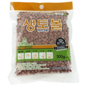 생토볼 하이드로볼 300g 황토흙 화분흙 다육이 생토볼 마감재, 1개