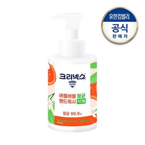 버블버블 항균 키친 핸드워시 500ml(레드루바브향초록자몽향), 500ml, 1개