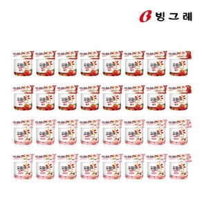 빙그레 요플레 딸기+복숭아 85g 32개입