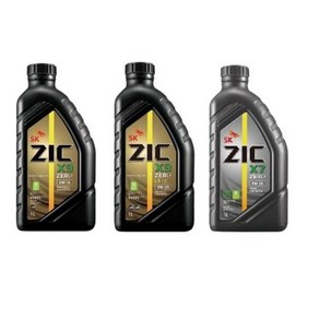 ZIC X9 X7 ZERO 0W16 0W20 0W30 가솔린 디젤 하이브리드 LPG PAO첨가 지크 제로 1L, ZIC X7 ZERO 0W30(가솔린), 1개