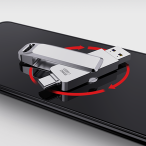 OTG C타입 갤럭시 아이폰 핸드폰 대용량 USB 메모리, 256GB, 1개