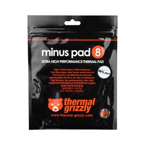 Themal Gizzly minus pad8 120x20 (1.5mm), 1개, 1개