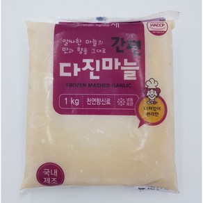 농우 냉동다진마늘(원료-중국산 HACCP) 1KG, 1개