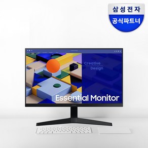 삼성전자 LS24C310 (24형모니터/IPS패널/평면/RGB+HDMI/FHD/스피커 없음/HDMI케이블제공), 60.4cm, LS24C310EAKXKR