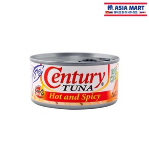 필리핀 센츄리 Centuy 튜나 핫 앤 스파이시 참치 통조림 캔 180g / TUNA Hot & Spicy, 1개