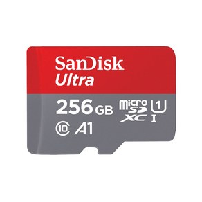 샌디스크 울트라 마이크로SD SDSQUAR, 256GB, 1개