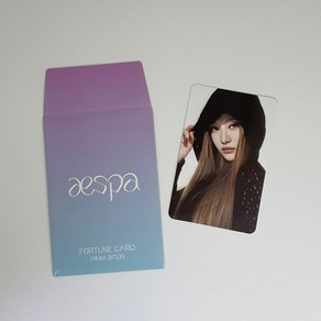 에스파 윈터 싱크 하이퍼 포춘 스크래치 포토카드 포카 aespa WINTER SYNK HYPER FORTUNE SCRATCH PHOTOCARD 1