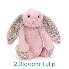 일본직배송 젤리캣 블로섬 버니 수면 애착인형 S 18cm M 31cm, Blossom Tulip, 1개