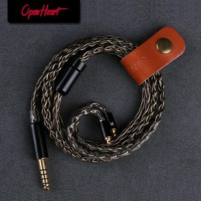 N5005케이블 호환 OPENHEART 은도금 밸런스드 젠하이저 IE300 IE900 AKG N30 MMCX m 8 코어 케이블