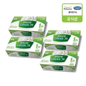 풀무원 다논 그릭 컵 달지 않은 플레인 8입(총90gx32개), 90g, 32개