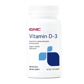 GNC 비타민 D3 50mcg 소프트젤, 180개입, 1개, 180정