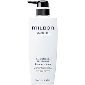 일본직발송 6. 주식회사 MILBON 밀본 스무딩 트리트먼트 코스 헤어 (500G) B086JTP1Z8, One Size, 500g, 1개