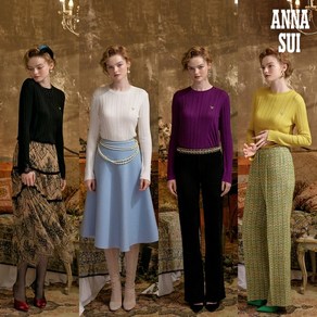 안나수이 1.[최초가 99000원] ANNA SUI 머메이드 커프스 울 블렌딩 니트 1종762467