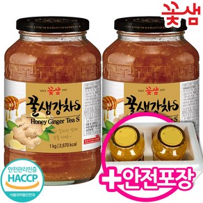 꽃샘 꿀생강차 1kg+생강차 1kg, 1kg, 1개